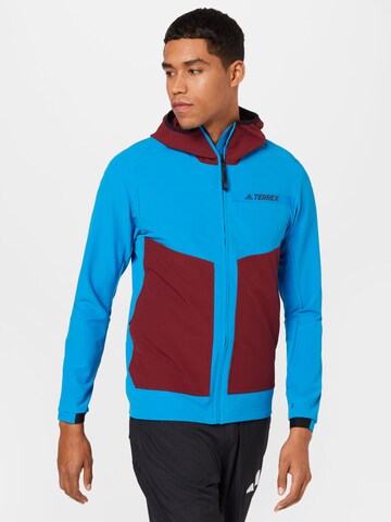 ADIDAS TERREX Outdoor jacket in Blue: front