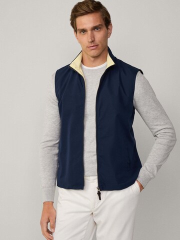 Hackett London Weste 'Travel' in Blau: Vorderseite