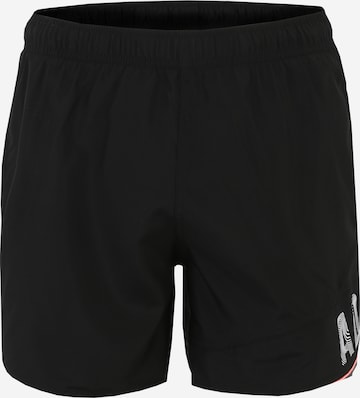 ADIDAS PERFORMANCE Swimming Trunks 'Wording ' in Black: front