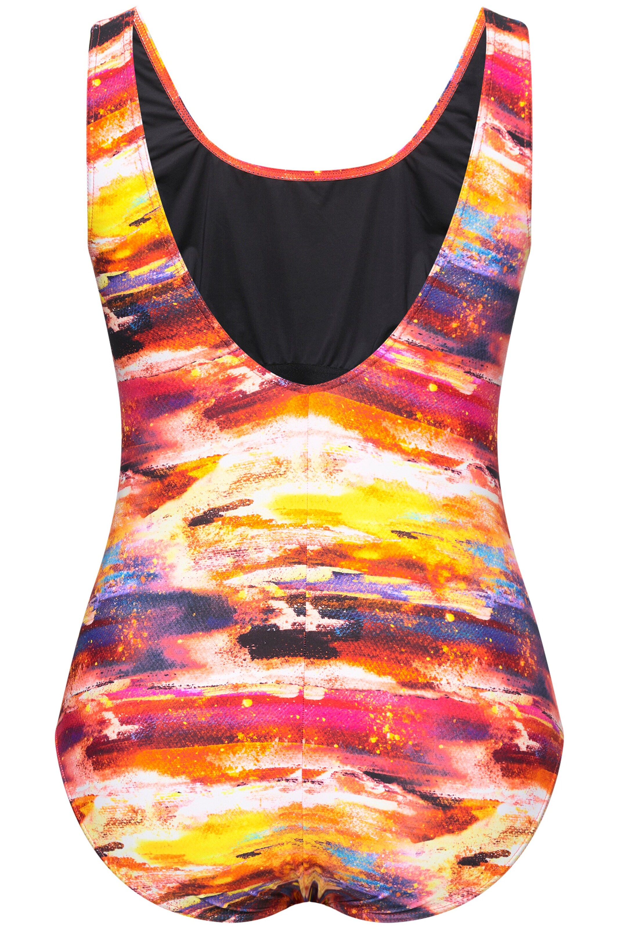 Ulla Popken Badeanzug in Mischfarben