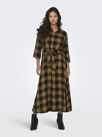 JDY Shirt dress 'STAY' in Brown: front