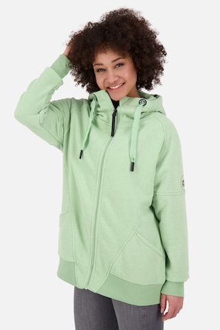 Alife and Kickin Sweat jacket 'MariaAK' in Green