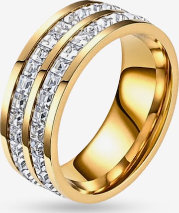 Pure Schmuck Ring 'Glamour Twin' in Gold: front