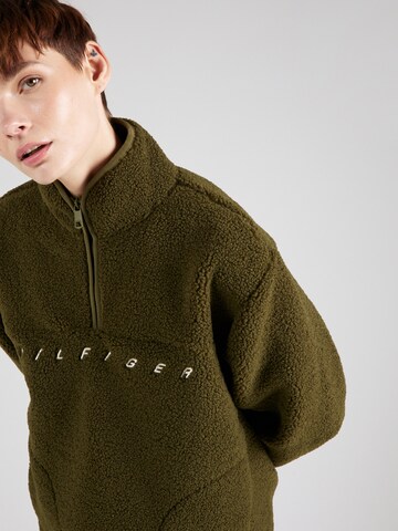 TOMMY HILFIGER Athletic Sweatshirt in Green