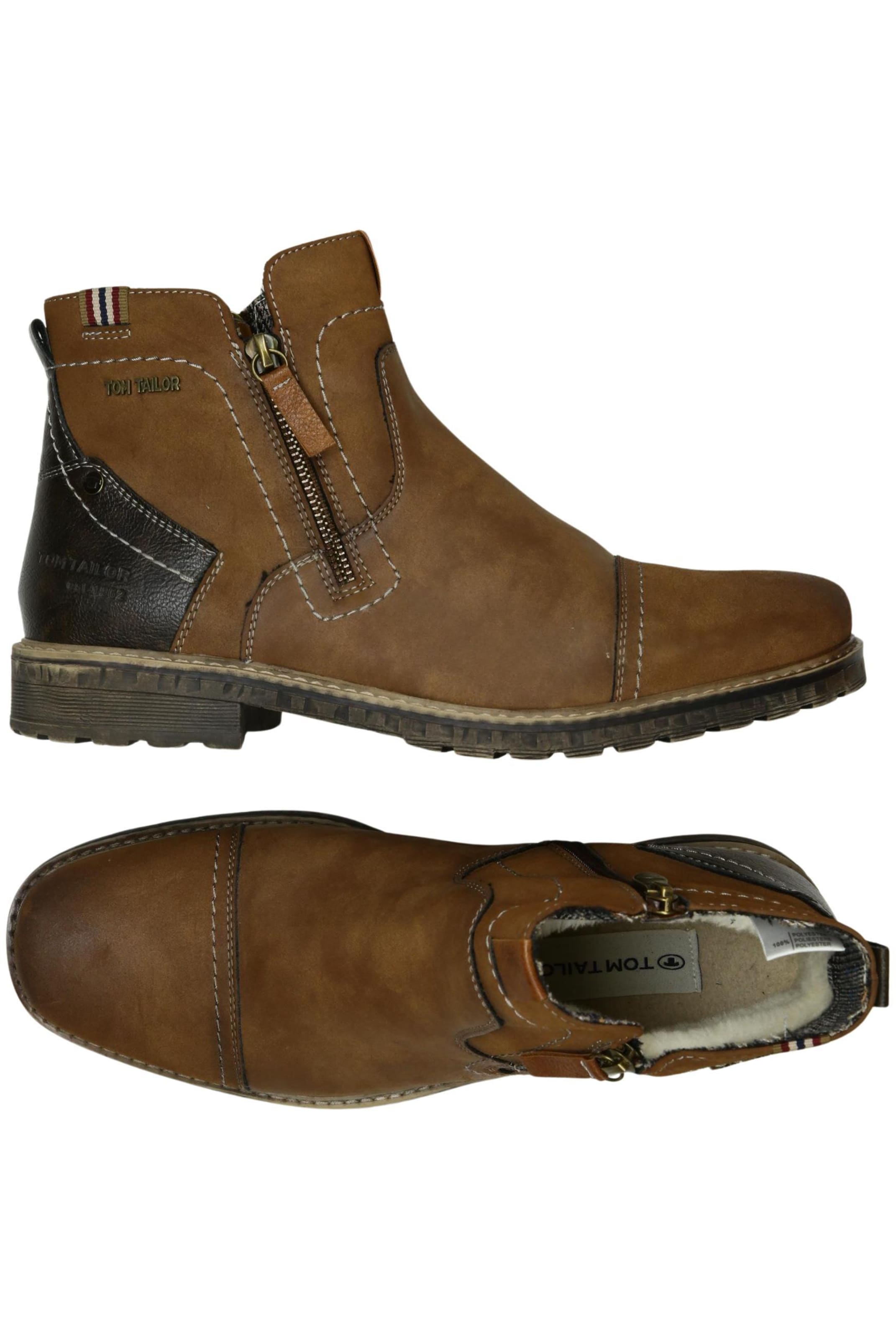 TOM TAILOR Stiefel 43 in Braun: Vorderseite