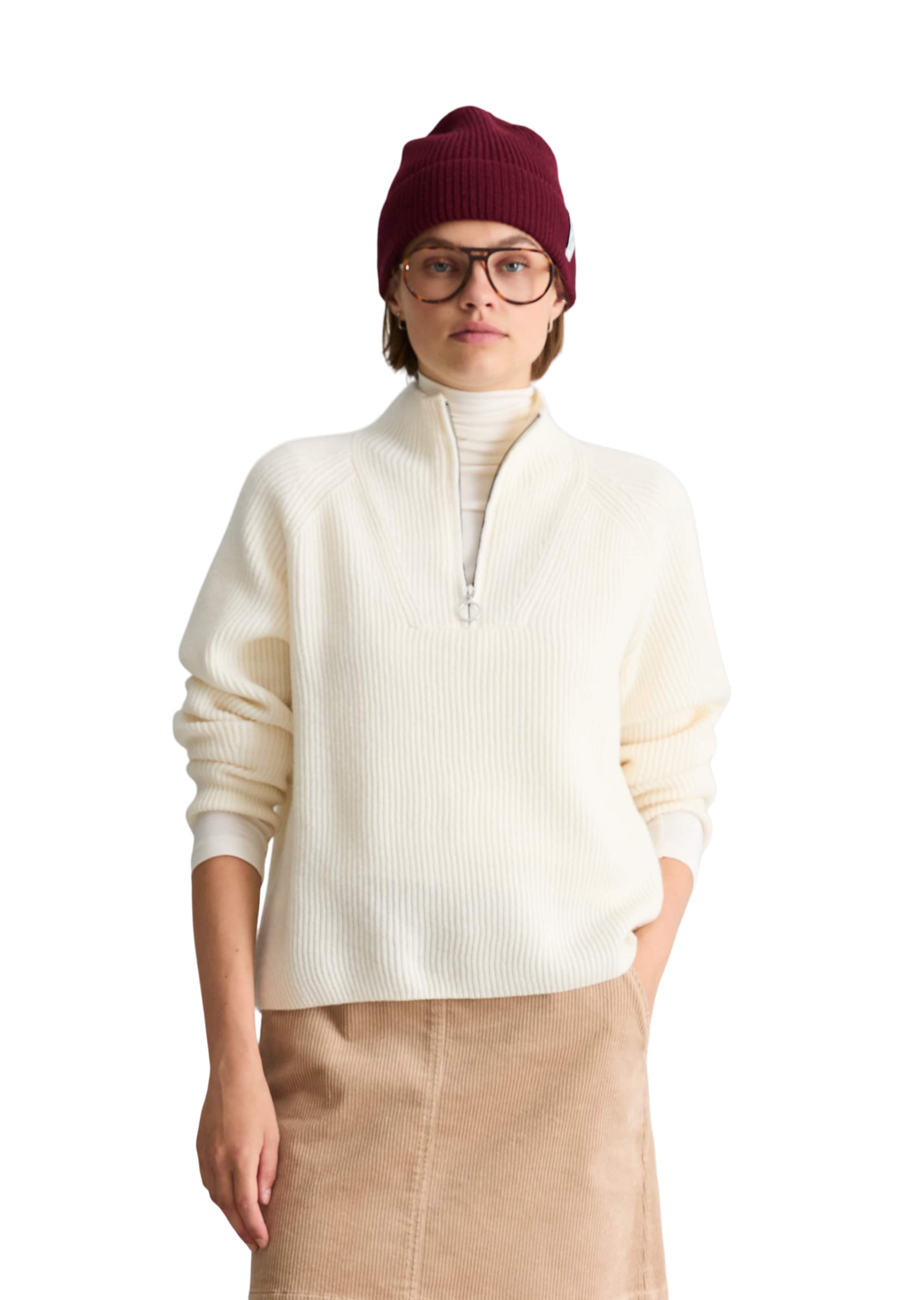 Marc O'Polo DENIM Sweater in White: front