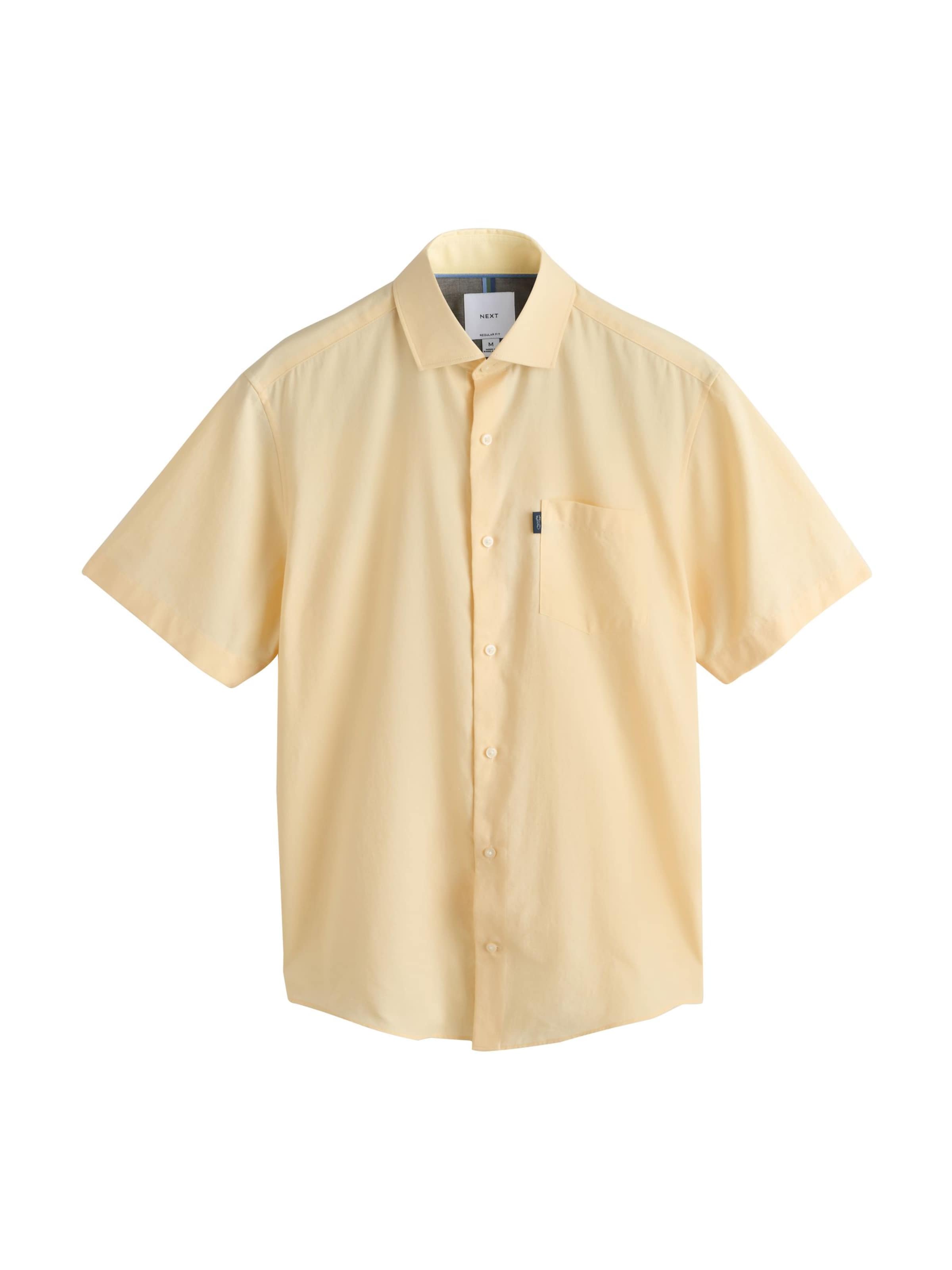Next - Ajuste regular Camisa en amarillo: frente