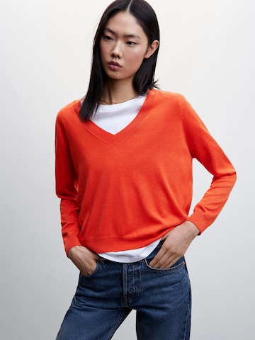 MANGO Sweater 'LUCCAV' in Orange: front