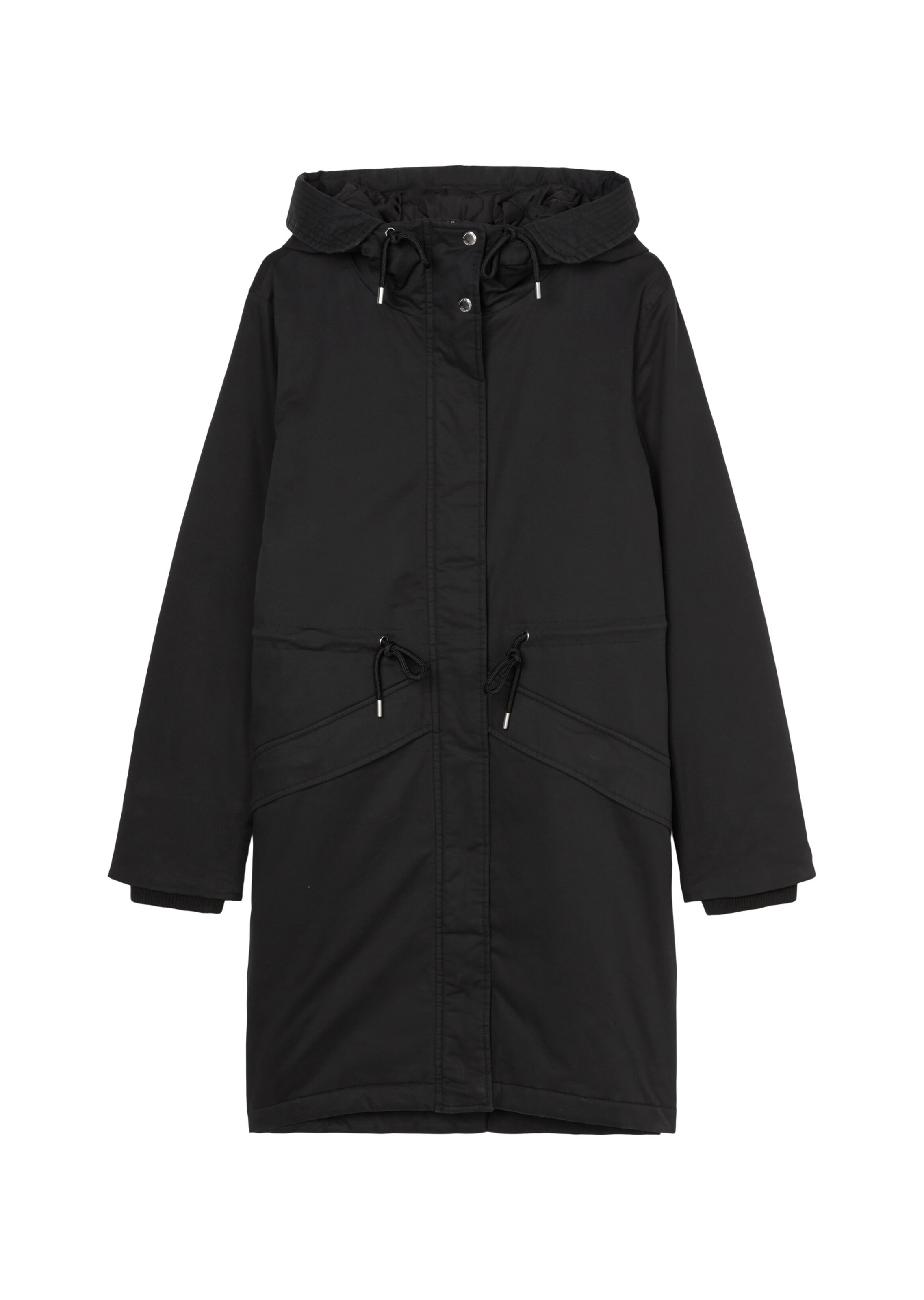 Marc O'Polo DENIM Between-seasons parka in Black: front