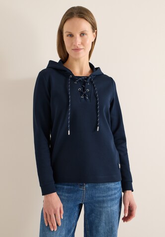 CECIL Sweatshirt in Blue: front