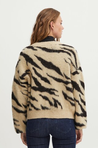 PULZ Jeans Knit cardigan in Beige