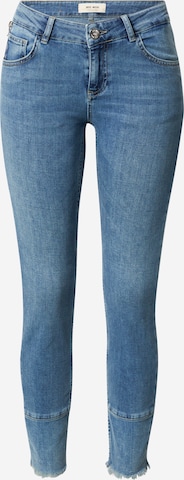 MOS MOSH Slimfit Jeans in Blauw: voorkant