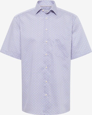 ETERNA Comfort fit Button Up Shirt in Blue: front