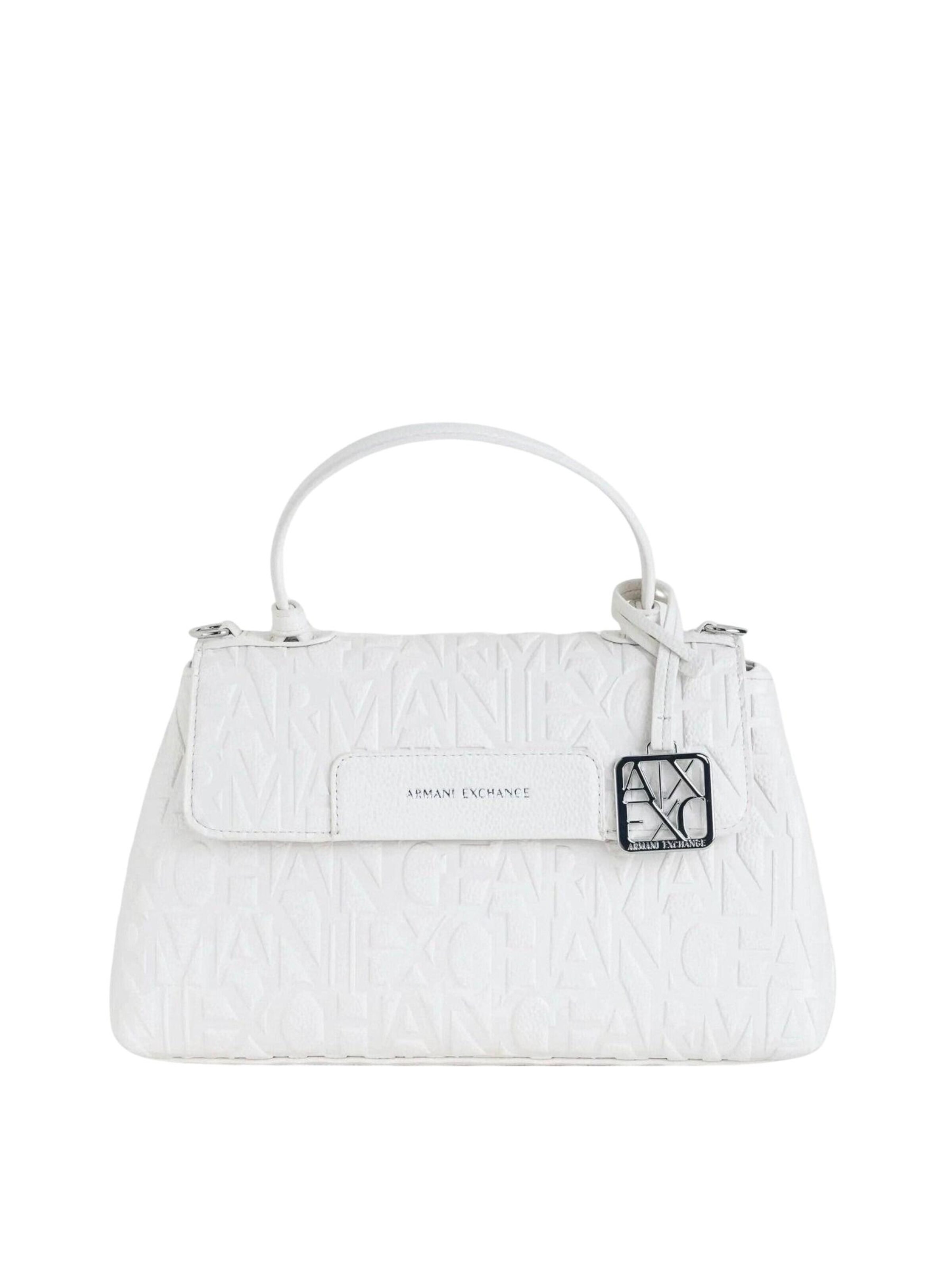 Borsa a mano di ARMANI EXCHANGE in bianco: frontale