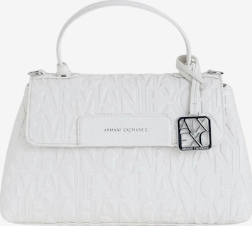 Borsa a mano di ARMANI EXCHANGE in bianco: frontale