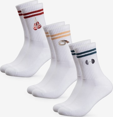 Occulto Sportsocken 'Rio' in Weiß: Vorderseite