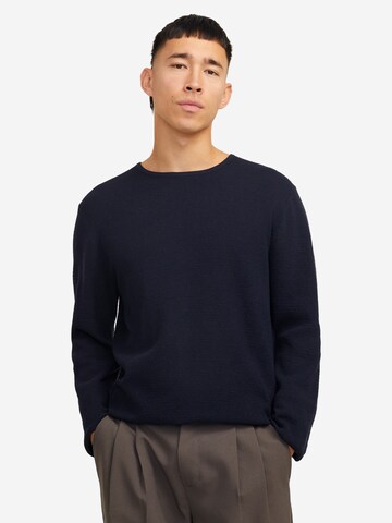 JACK & JONES Pullover 'George'‌‌‌‌‌‌‌‌‌‌ in Blau: Vorderseite