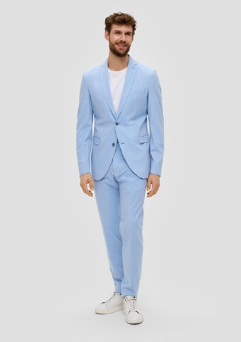 s.Oliver BLACK LABEL Slim Fit Sakko 'Pure' in Blau