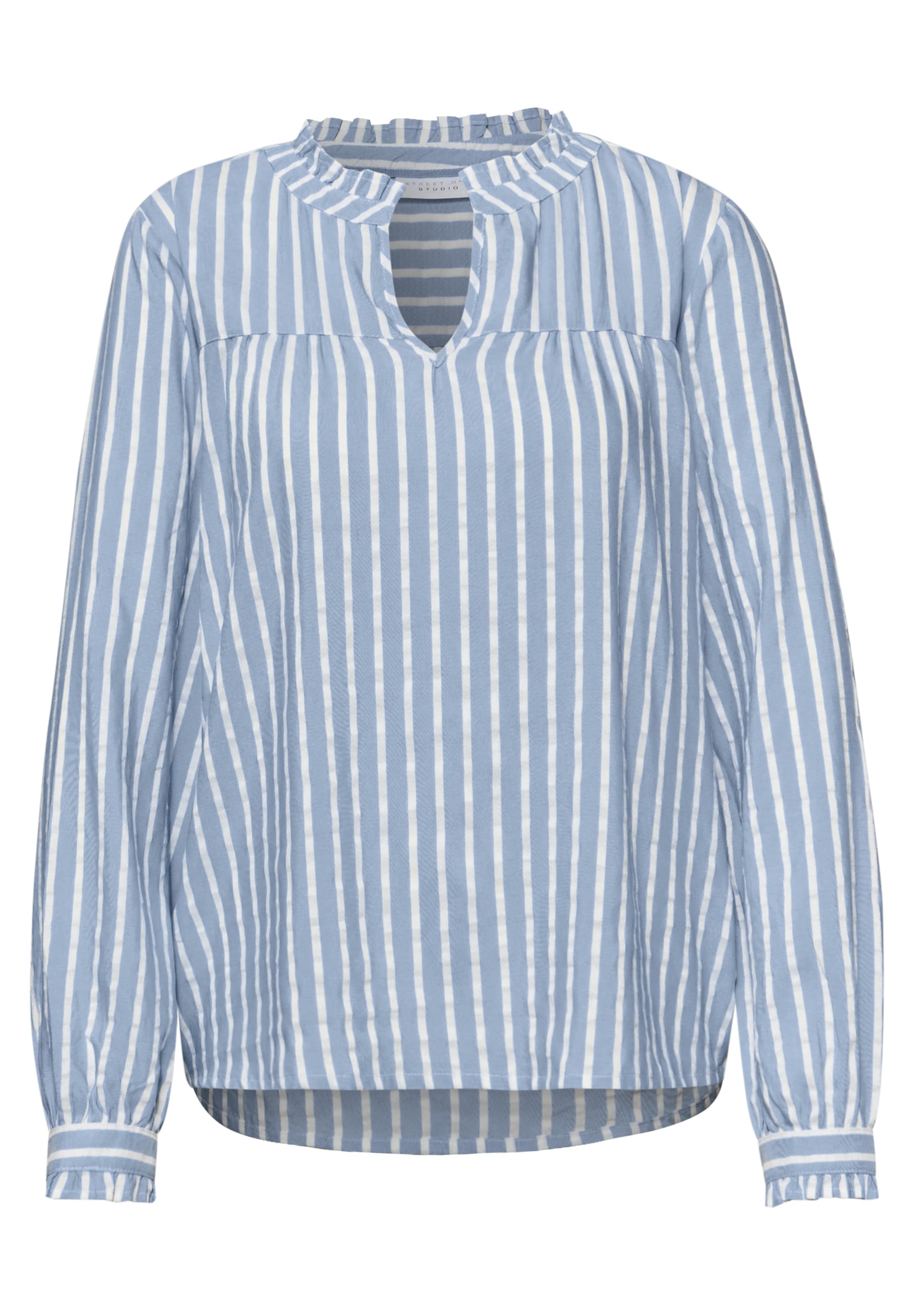 Street One Studio Blouse in Blue: front