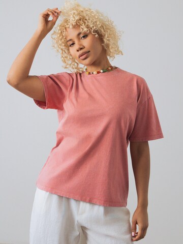 Honest Basics Oversized shirt in Oranje