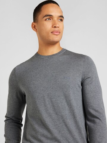 Pull-over 'Botto-L' BOSS en gris