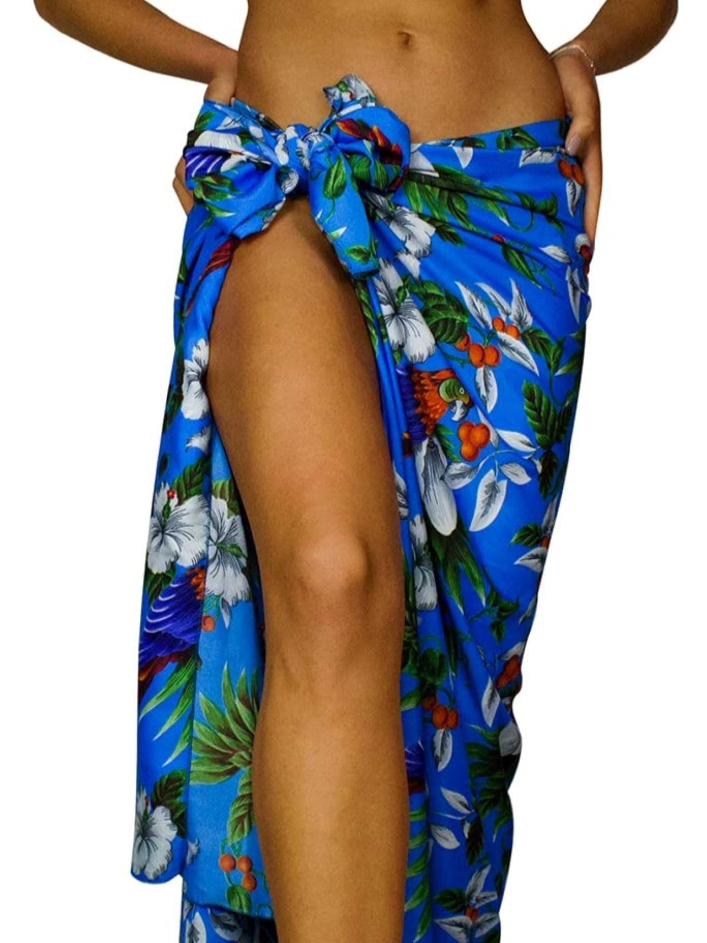 King Kameha Strandtuch 'Cherryparrot'‌ in Blau