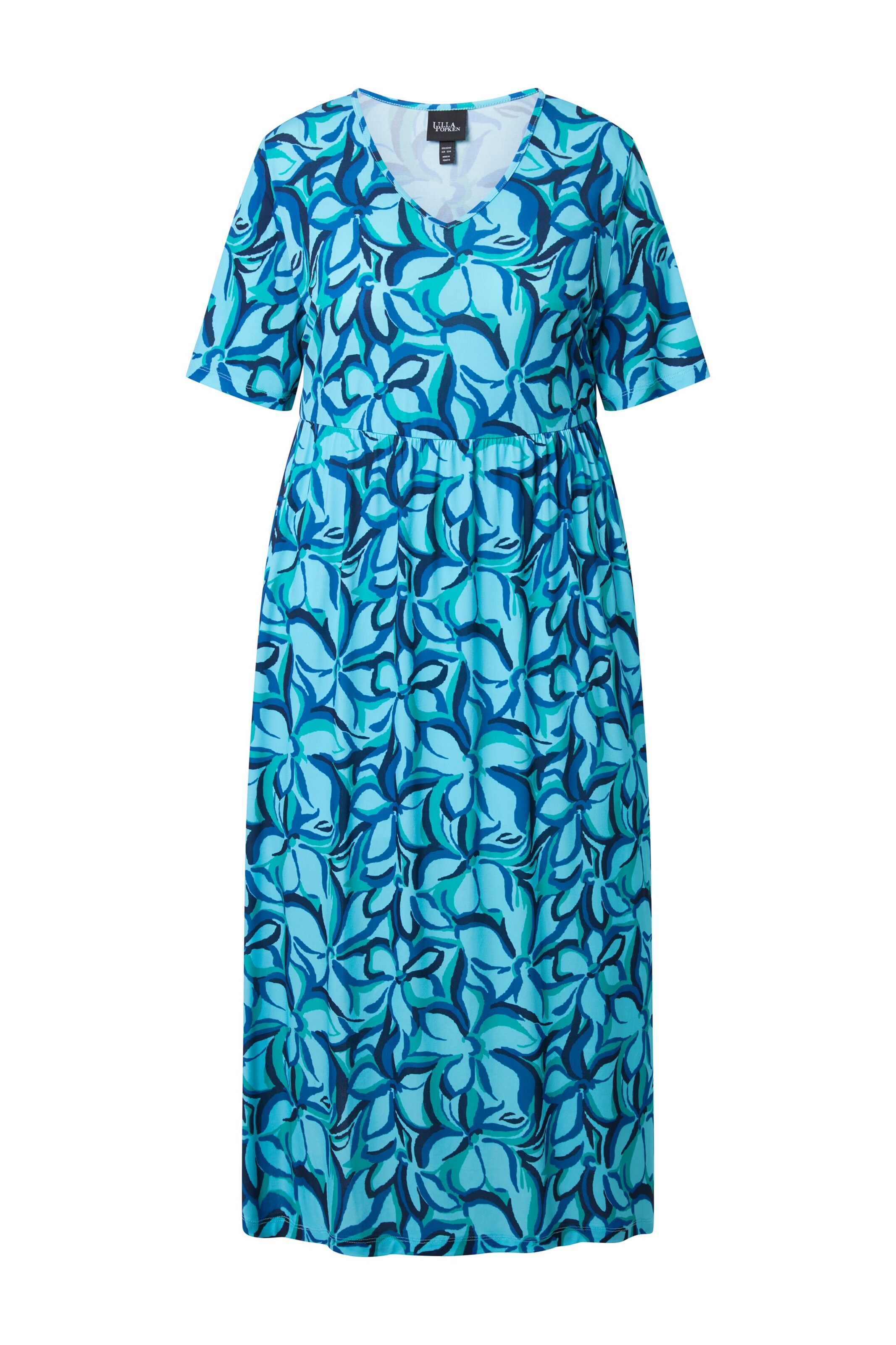 Ulla Popken Kleid in Blau: Vorderseite