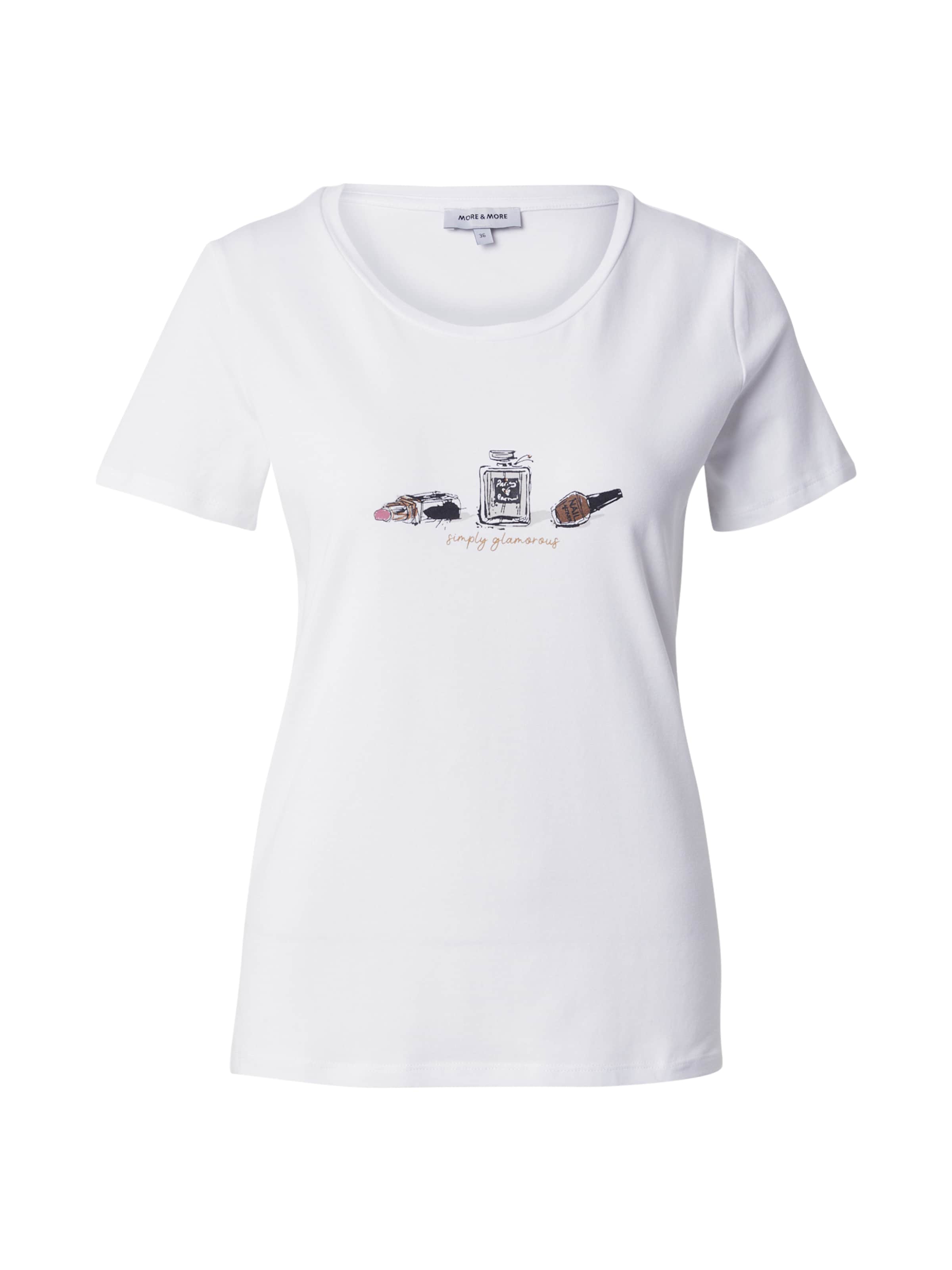 MORE & MORE Μπλουζάκι σε λευκό: μπροστά