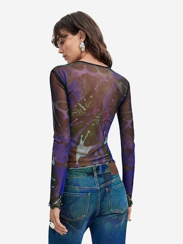 Desigual - Top 'TS_DOTS LEAF_LACROIX 26WWTK02' en lila