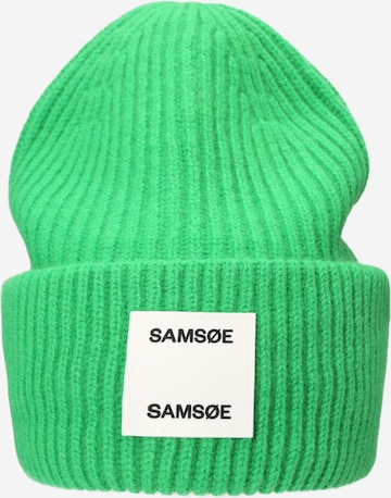 žalia Samsøe Samsøe Megzta kepurė 'AMA'