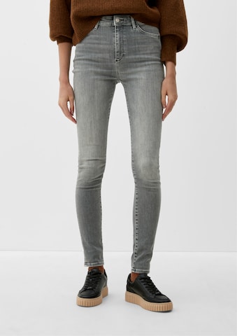 s.Oliver Skinny Jeans in Grau: predná strana