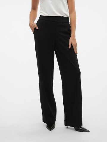 VERO MODA Loosefit Broek 'ZAMIRA' in Zwart: voorkant