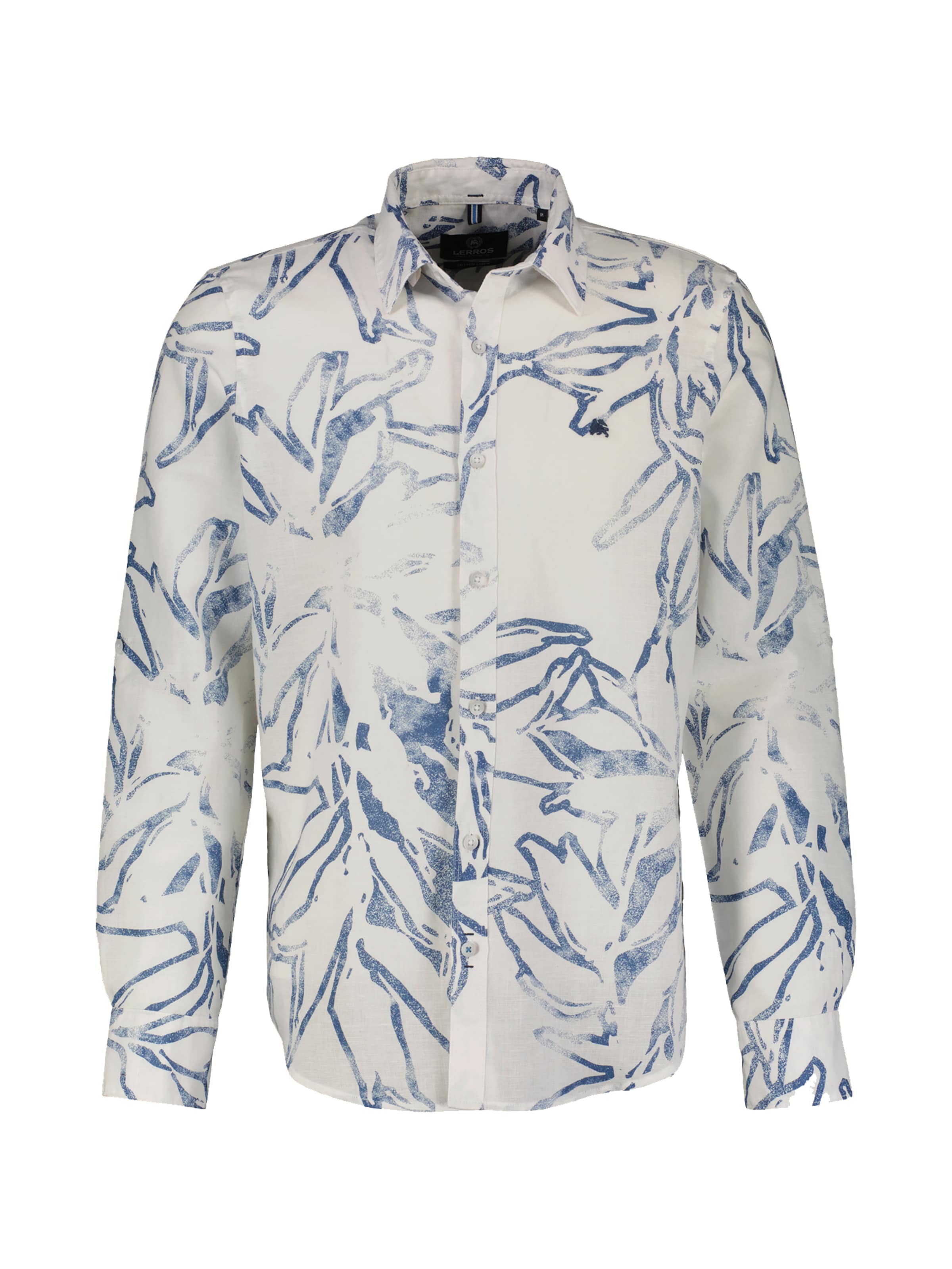 LERROS Regular fit Overhemd in Wit: voorkant