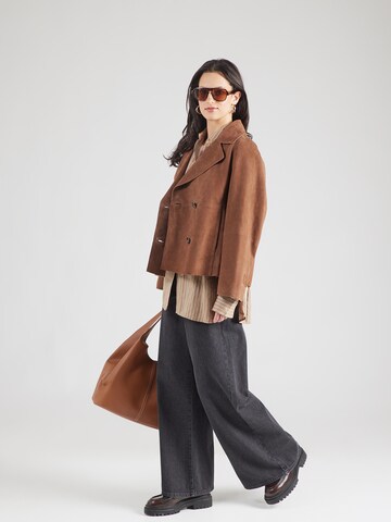 Weekend Max Mara Φθινοπωρινό και ανοιξιάτικο μπουφάν 'SOSPIRO' σε καφέ