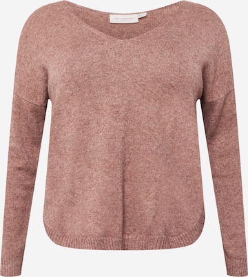 ONLY Carmakoma Sweater 'Margareta' in Pink: front