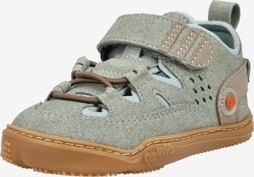 Qnuffs Sandale 'Lerche' in Grau: Vorderseite