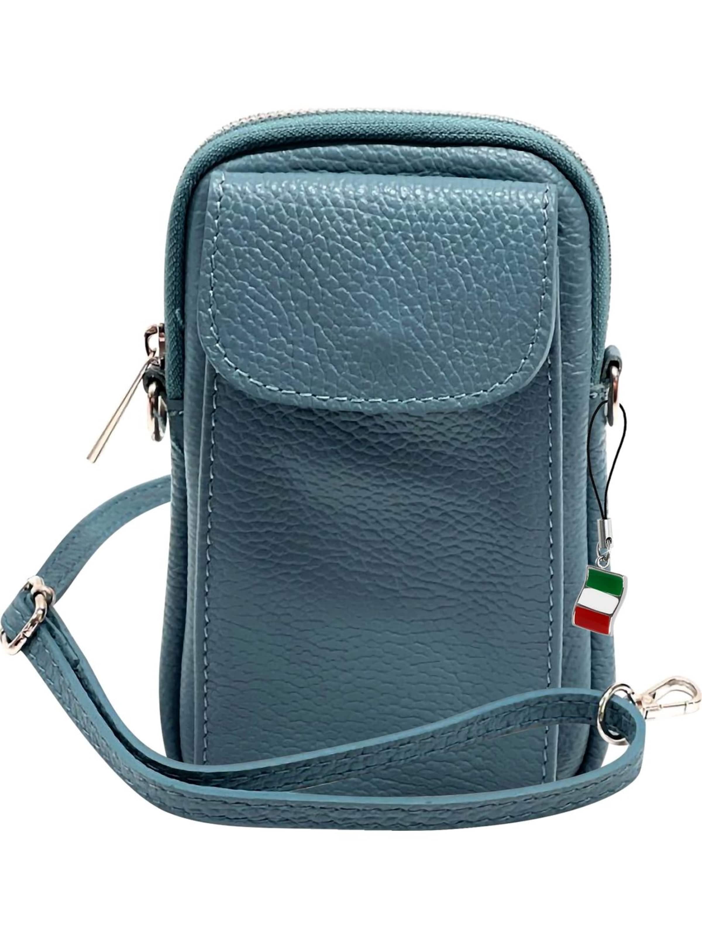 Florence Schoudertas in Blauw: voorkant