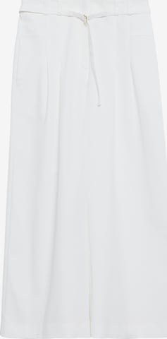 Pantalon COMMA en blanc : devant