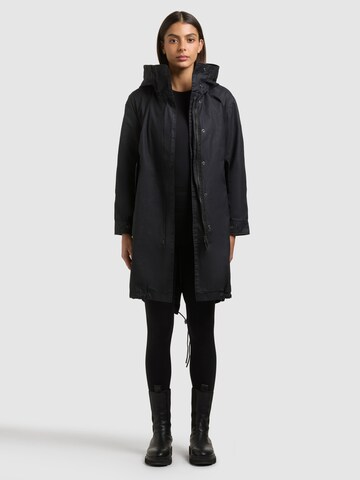 Manteau mi-saison 'Nele' khujo en noir