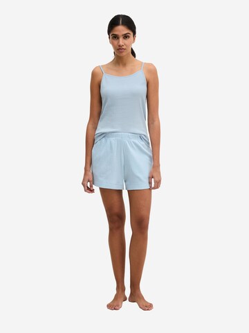 Marc O'Polo Pyjamashorts ' Mix N Match ' in Blau: Vorderseite