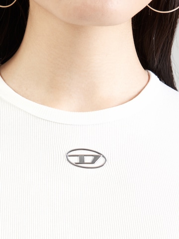 DIESEL Shirts 'T-ELE-LONG-OD' i hvid