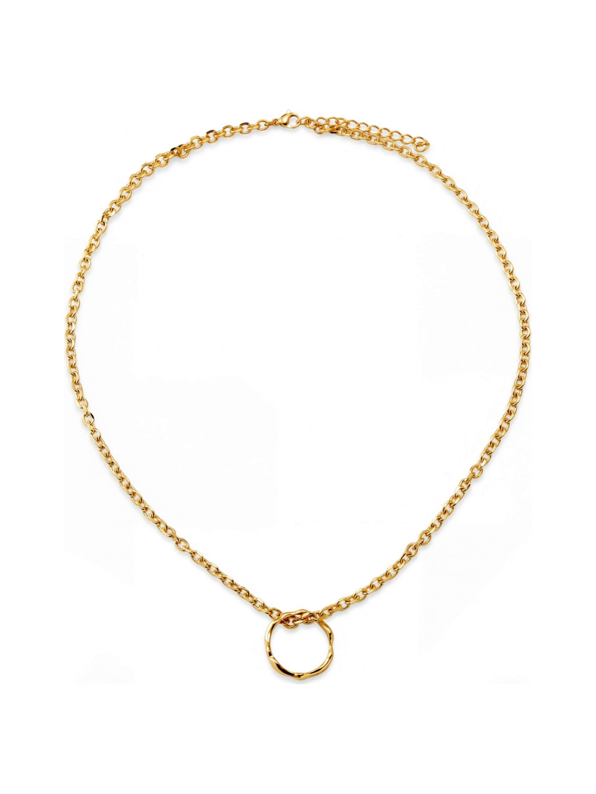 Sidegren Necklace 'Molten' in Gold