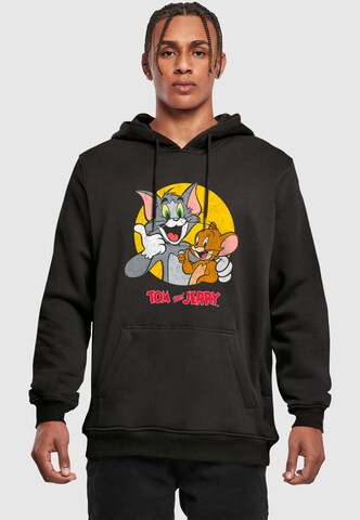 Merchcode Sweatshirt 'Tom And Jerry - Thumbs Up' in Black: front