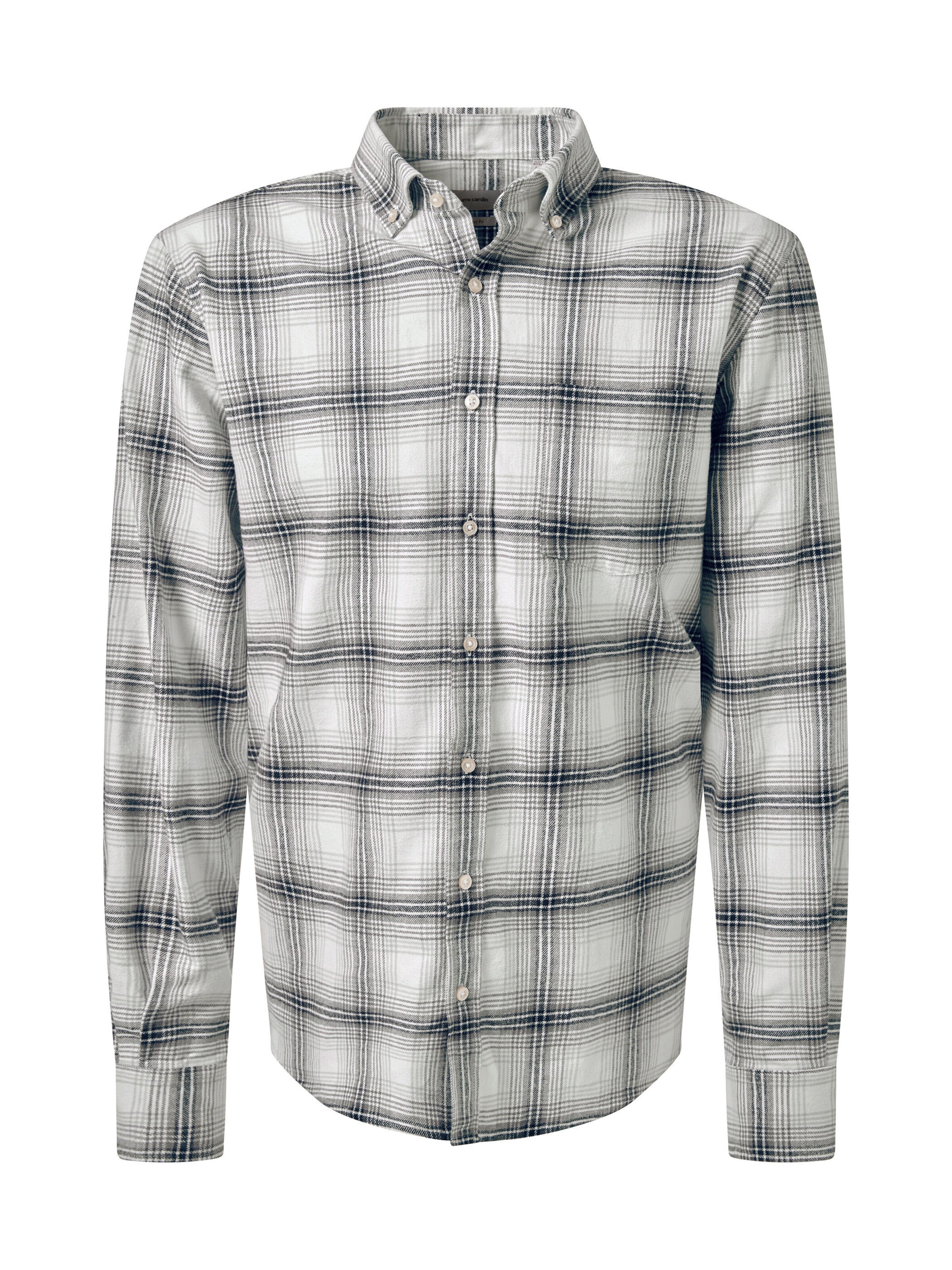 Coupe regular Chemise PIERRE CARDIN en gris : devant