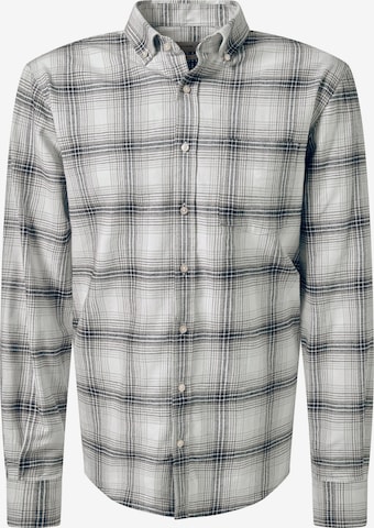 Coupe regular Chemise PIERRE CARDIN en gris : devant