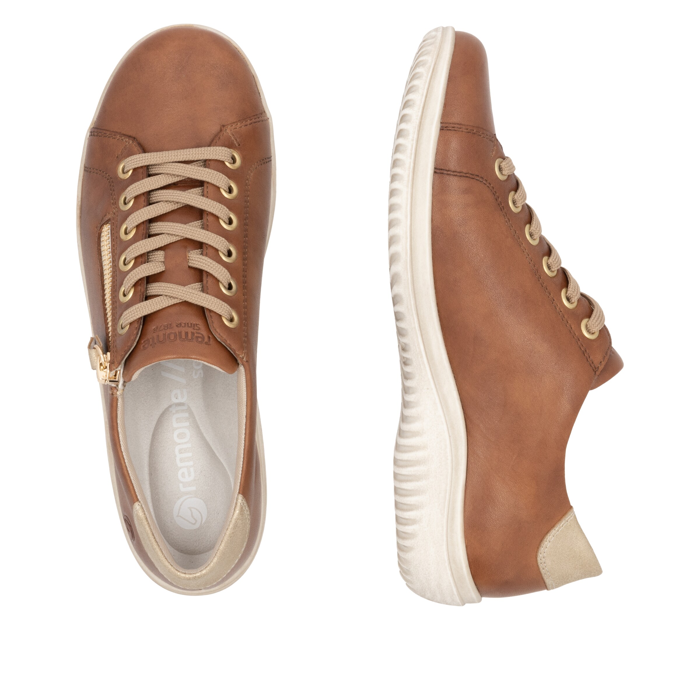 Chaussure de sport à lacets 'D1E03' REMONTE en marron