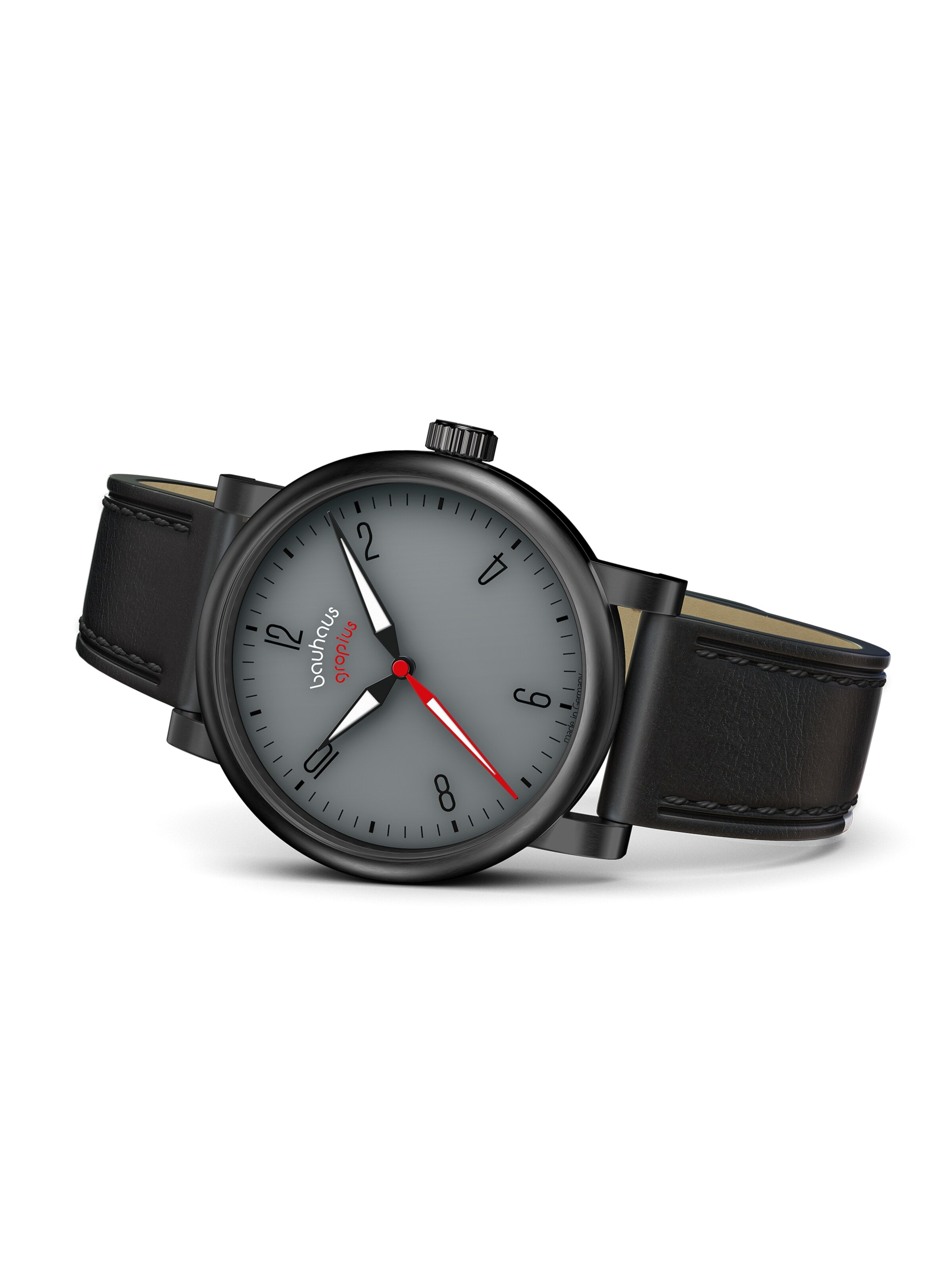 WALTER GROPIUS Analog Watch 'KONTUR' in Grey