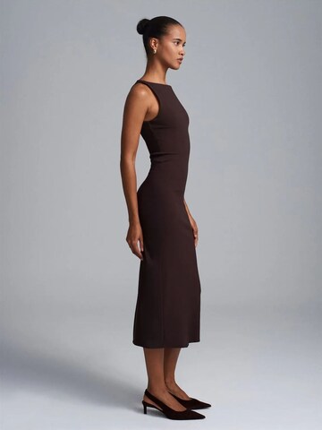 Dilvin Dress 'Midi' in Brown