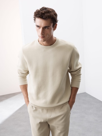 Marks & Spencer Sweatshirt in Beige: front