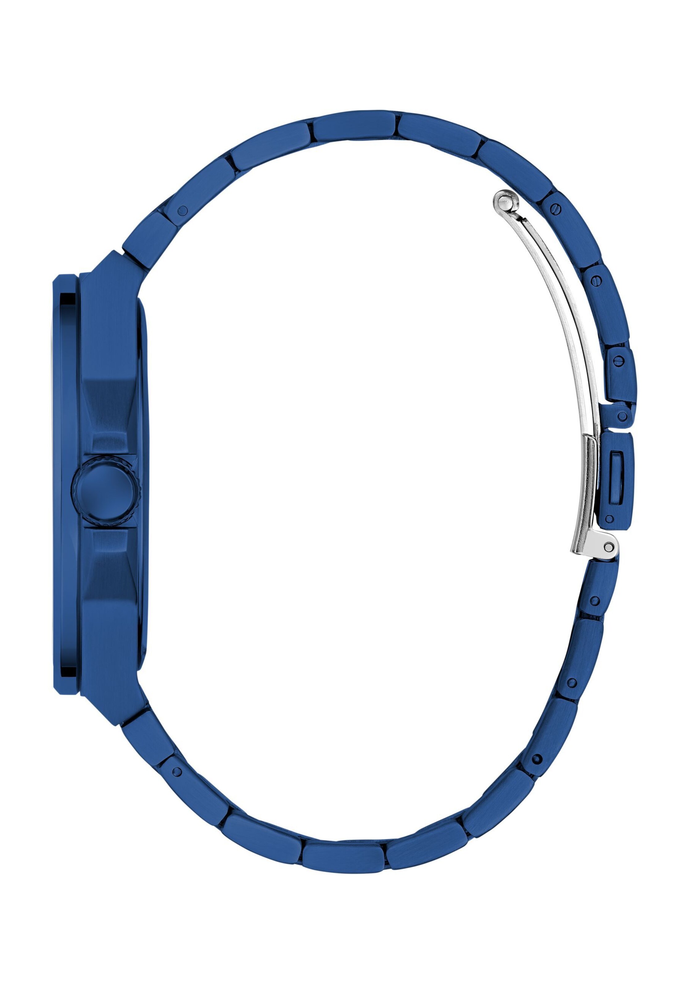 GUESS Analogt ur 'Vinyl' i blå